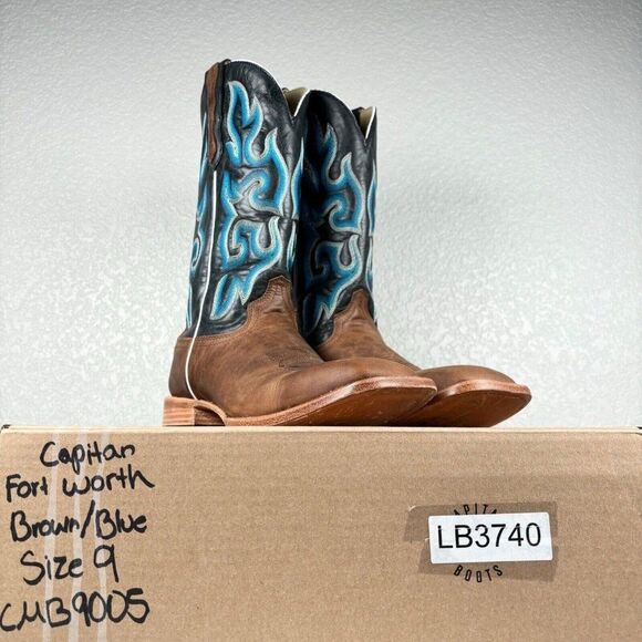 Lane Capitan Western Square Toe Men's Boots - Picture 12 of 12